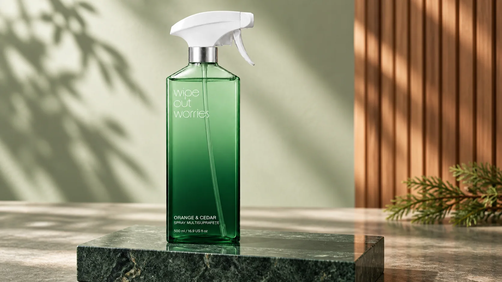 Spray Orange & Cedar din gama de retail